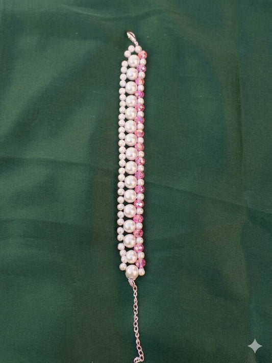 Pearl Symphony Triple-Row Bracelet